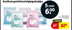 Kruidvat Kruidvat gezichtsreinigingsdoekjes aanbieding