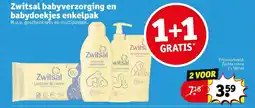 Kruidvat Zwitsal babyverzorging en babydoekjes aanbieding
