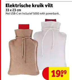 Kruidvat Elektrische kruik vilt aanbieding