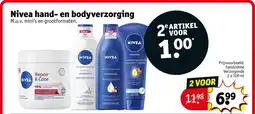 Kruidvat Nivea hand- en bodyverzorging aanbieding