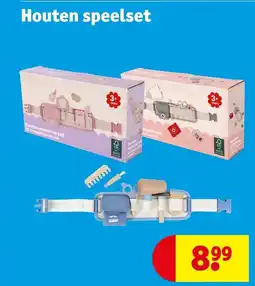 Kruidvat Houten speelset aanbieding