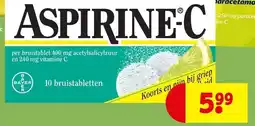 Kruidvat Aspirine-C aanbieding