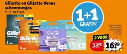 Kruidvat Gillette en Gillette Venus scheermesjes aanbieding