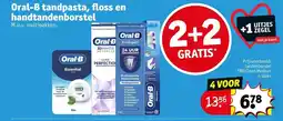 Kruidvat Oral-B tandpasta, floss en handtandenborstel aanbieding