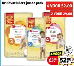 Kruidvat Kruidvat luiers jumbo pack aanbieding