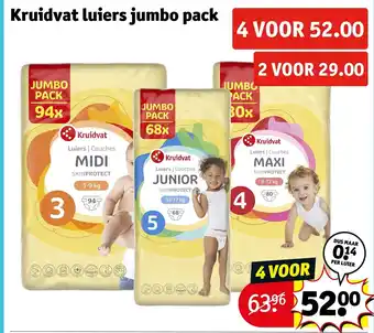 Kruidvat Kruidvat luiers jumbo pack aanbieding