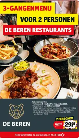 Kruidvat 3-gangenmenu aanbieding
