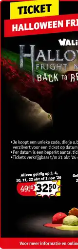 Kruidvat Halloween Fright Night Back to Reality aanbieding