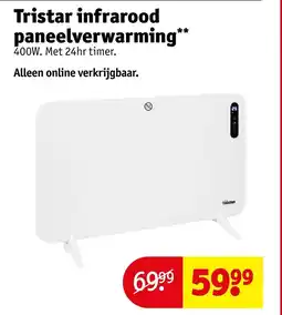 Kruidvat Tristar infrarood paneelverwarming aanbieding
