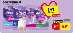 Kruidvat Always discreet aanbieding