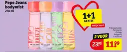 Kruidvat Pepe Jeans bodymist aanbieding
