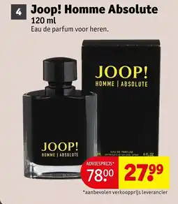Kruidvat Joop! Homme Absolute aanbieding