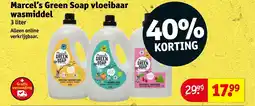 Kruidvat Marcel's Green Soap vloeibaar wasmiddel aanbieding