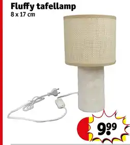 Kruidvat Fluffy tafellamp aanbieding