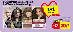 Kruidvat L'Oréal Paris Excellence en Préférence haarkleuring aanbieding
