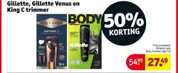 Kruidvat Gillette, Gillette Venus en King C trimmer aanbieding