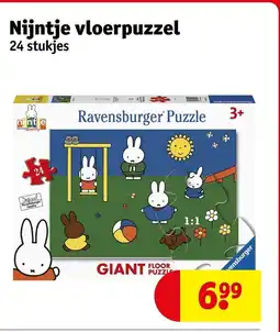 Kruidvat Nijntje vloerpuzzel aanbieding