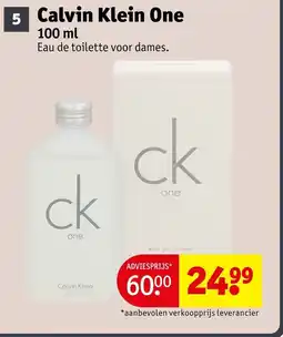 Kruidvat Calvin Klein One aanbieding