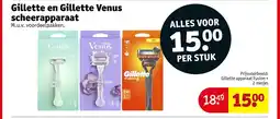 Kruidvat Gillette en Gillette Venus scheerapparaat aanbieding