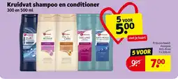 Kruidvat Kruidvat shampoo en conditioner aanbieding