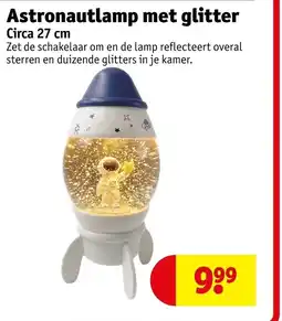 Kruidvat Astronautlamp met glitter aanbieding