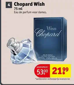 Kruidvat Chopard Wish aanbieding
