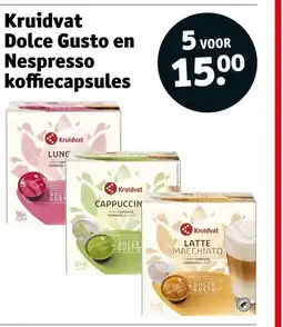 Kruidvat Kruidvat Dolce Gusto en Nespresso koffiecapsules aanbieding