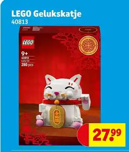 Kruidvat LEGO Gelukskatje aanbieding