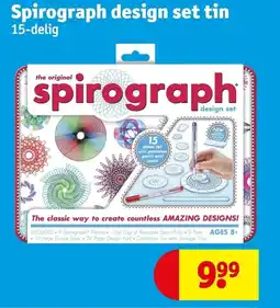 Kruidvat Spirograph design set tin aanbieding