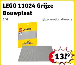 Kruidvat LEGO 11024 Grijze Bouwplaat aanbieding
