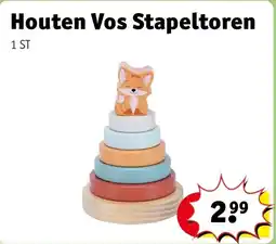 Kruidvat Houten Vos Stapeltoren aanbieding