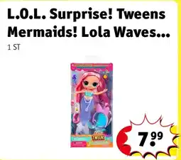 Kruidvat L.O.L. Surprise! Tweens Mermaids! Lola Waves Modepop aanbieding
