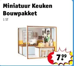 Kruidvat Miniatuur Keuken Bouwpakket aanbieding