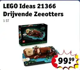 Kruidvat LEGO Ideas 21366 Drijvende Zeeotters aanbieding
