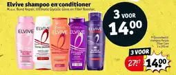Kruidvat Elvive shampoo en conditioner aanbieding