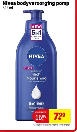 Kruidvat Nivea bodyverzorging pomp aanbieding
