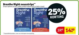 Kruidvat Breathe Right neusstrips aanbieding