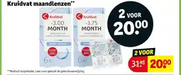 Kruidvat Kruidvat maandlenzen aanbieding