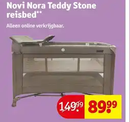 Kruidvat Novi Nora Teddy Stone reisbed aanbieding