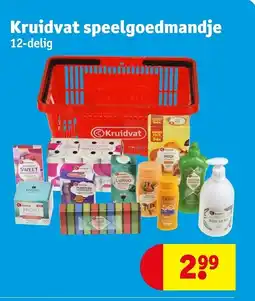 Kruidvat Kruidvat speelgoedmandje aanbieding