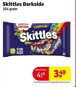 Kruidvat Skittles Darkside aanbieding