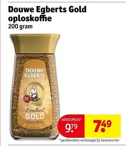 Kruidvat Douwe Egberts Gold oploskoffie aanbieding
