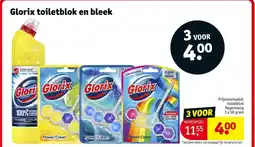 Kruidvat Glorix toiletblok en bleek aanbieding