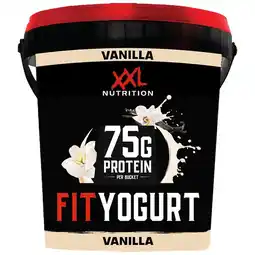Jumbo XXL Nutrition FIT yoghurt vanille 750g aanbieding