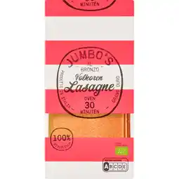 Jumbo Jumbo's Volkoren Lasagnebladen Biologisch 500 g aanbieding