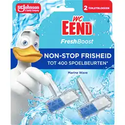Jumbo WC Eend Fresh Boost Marine Wave 2 x 16 g aanbieding