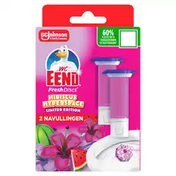 Jumbo WC Eend Fresh Discs Hibiscus Hyperspace Limited Edition 2 x 36 ml aanbieding
