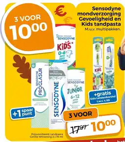 Trekpleister Sensodyne mondverzorging aanbieding