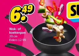 Hoogvliet Wok of koekenpan aanbieding