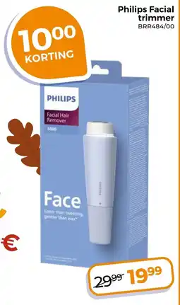 Trekpleister Philips Facial Trimmer BRR484/00 aanbieding